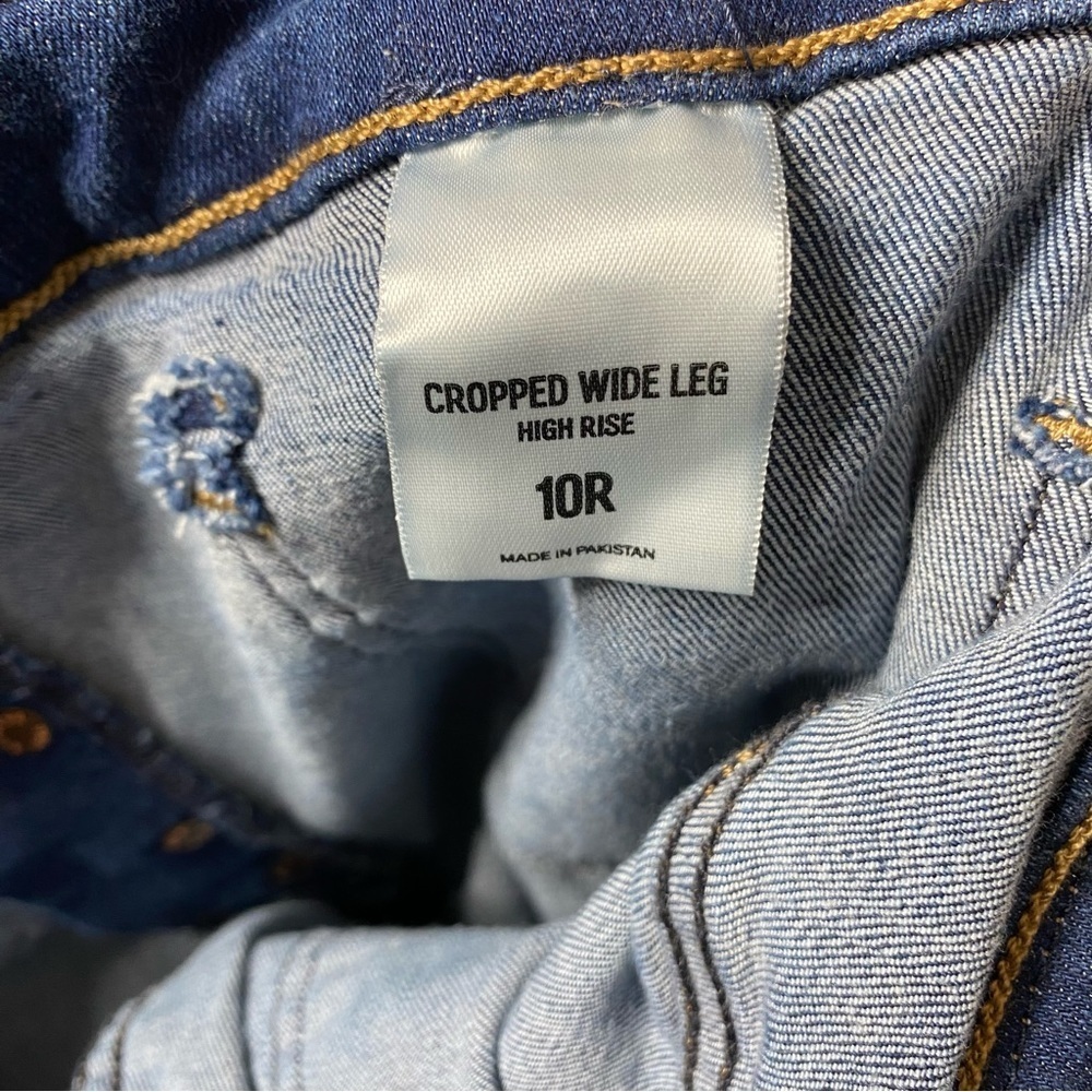 Express Blue Flare & Wide Leg Jeans - Picture 6 of 8